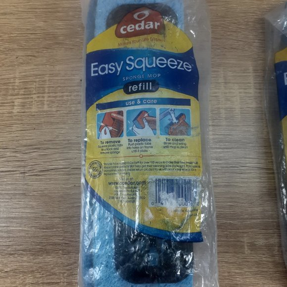 O Cedar Other 3 O Cedar Easy Squeeze Sponge Mop Refill New In Original Packaging Poshmark